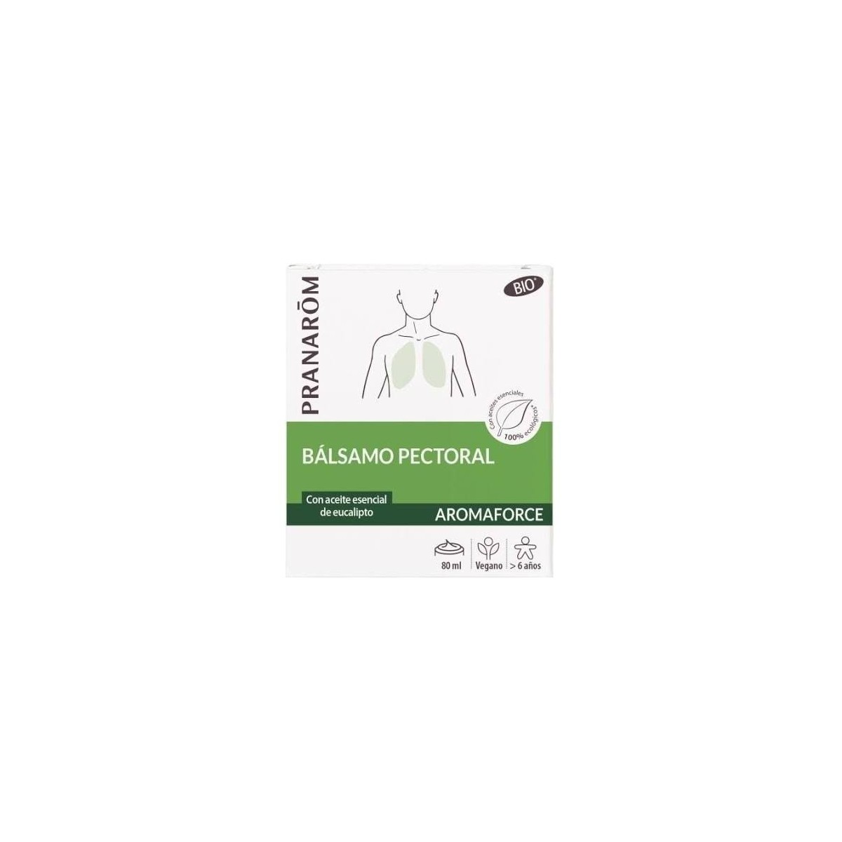 aromaforce balsamo pectoral bio 80 ml pranarom
