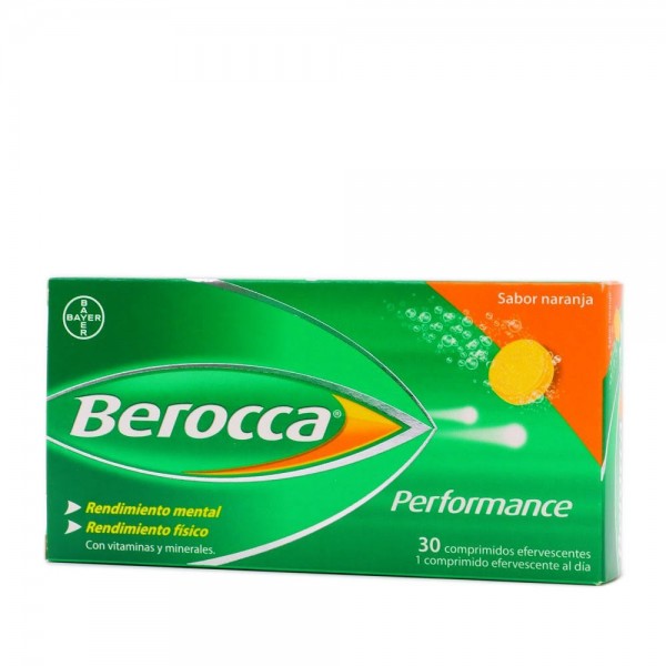 berocca performance 30 comprimidos naranja