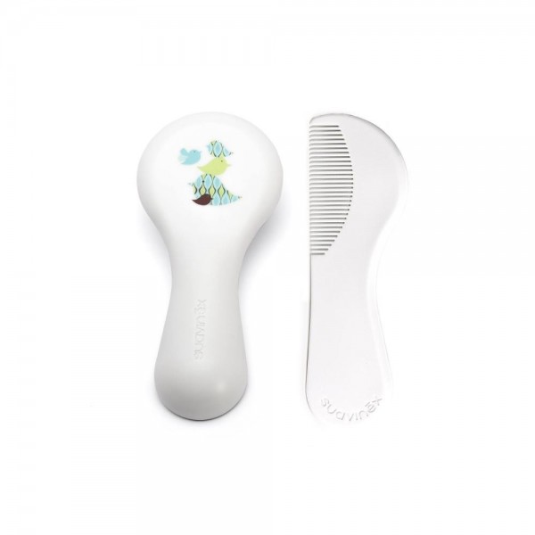 suavinex set cepillo y peine blanco