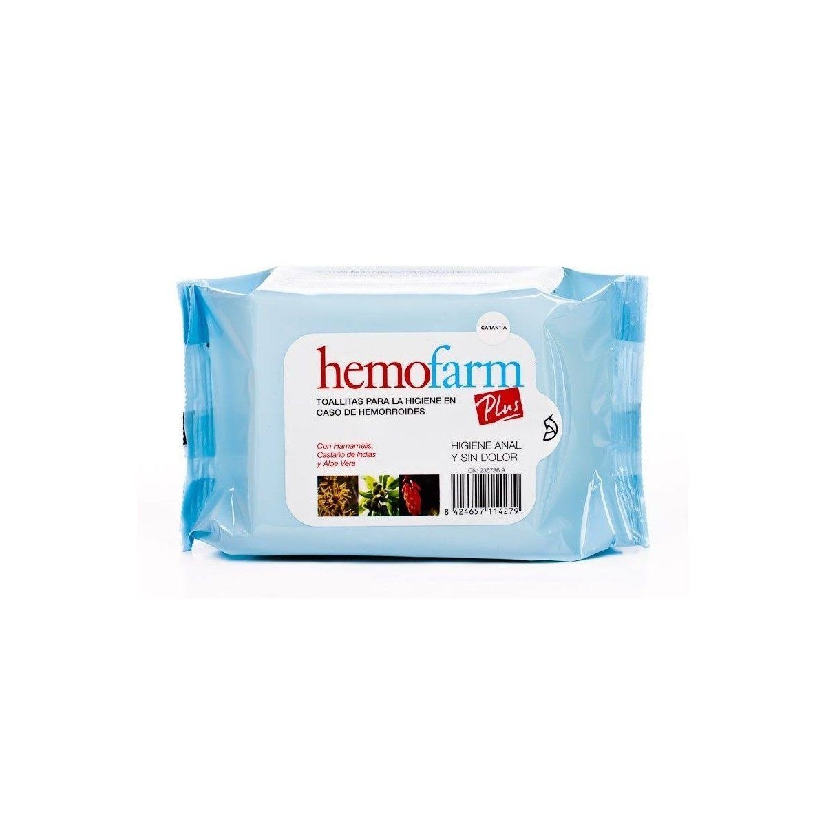 hemofarm plus 40 toallitas