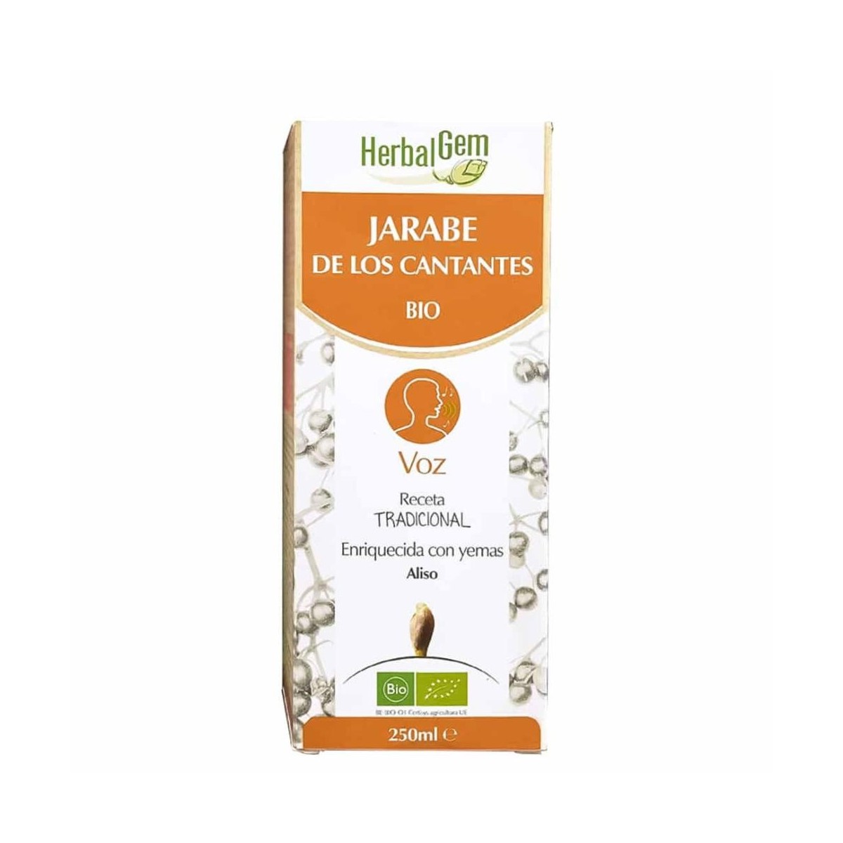 herbalgem jarabe de los cantantes bio 250 ml