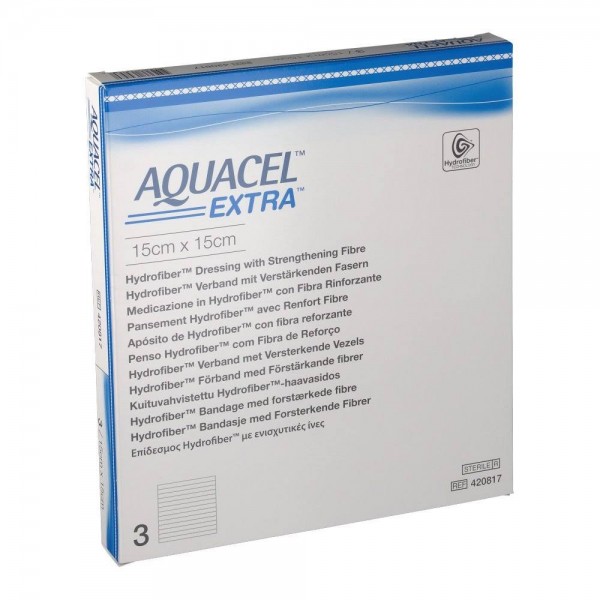 aquacel extra aposito esteril 15 x 15 cm