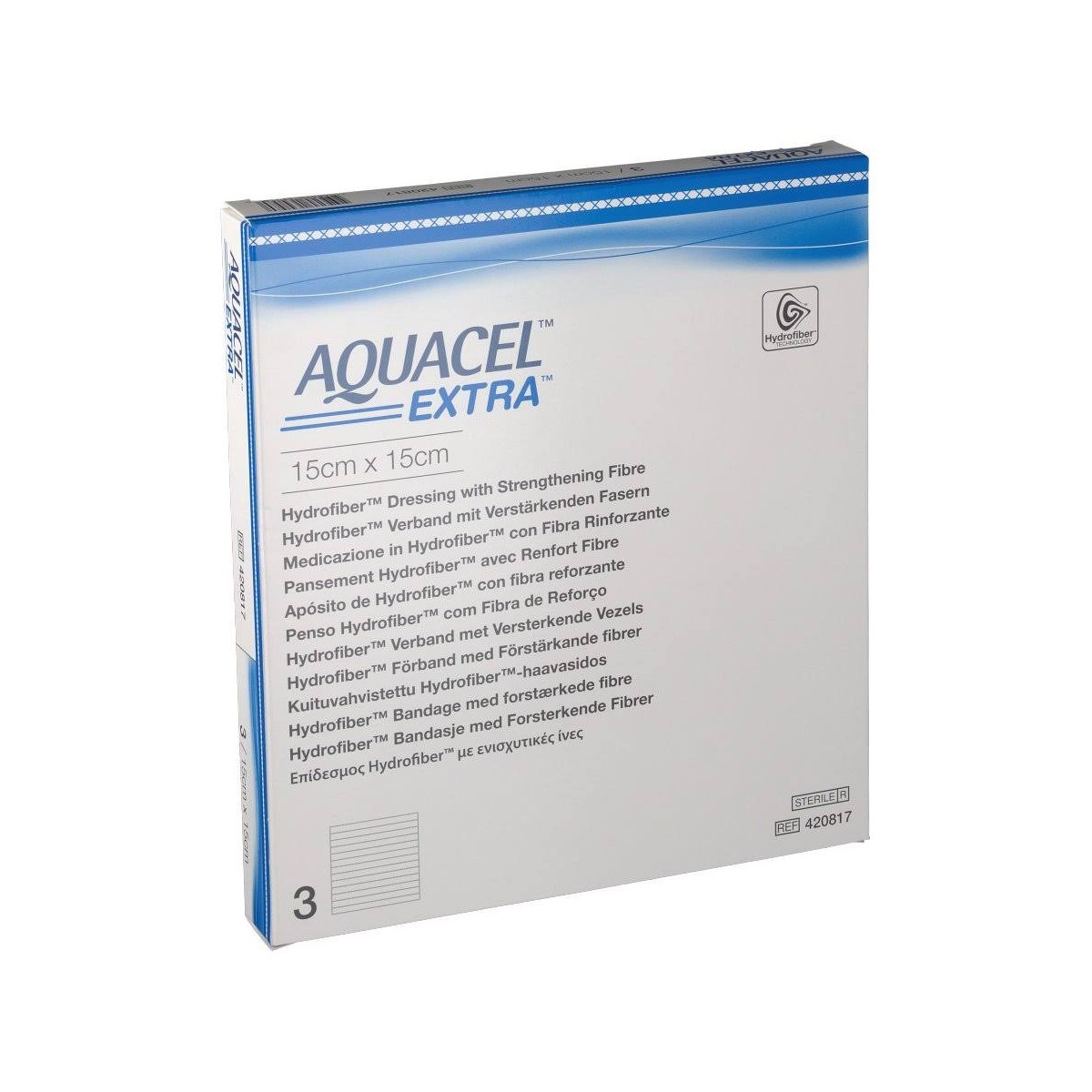 aquacel extra aposito esteril 15 x 15 cm