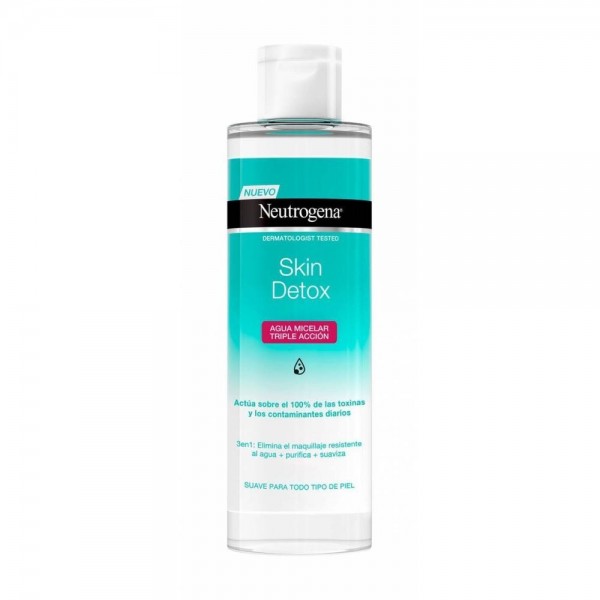 neutrogena skin detox 400ml triple agua micelar