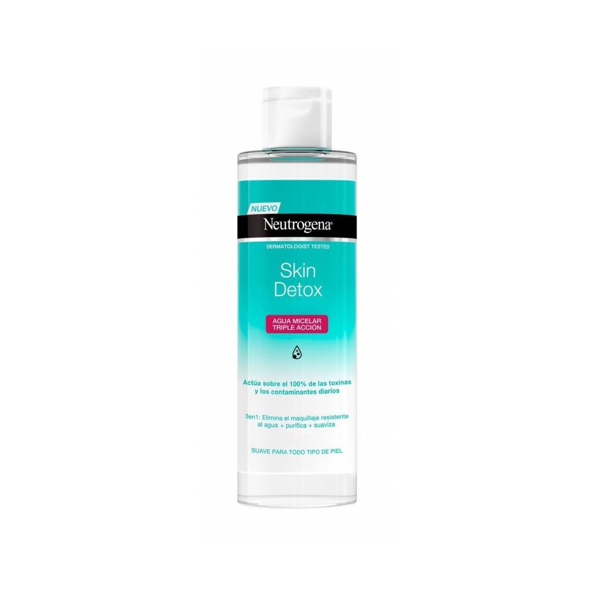 neutrogena skin detox 400ml triple agua micelar