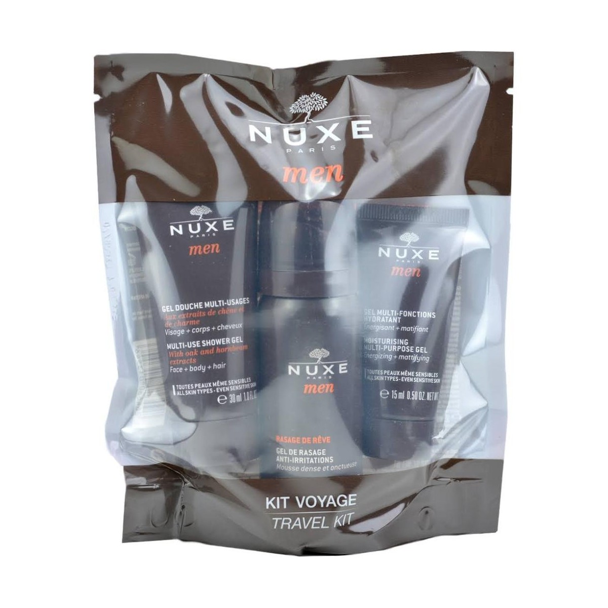 nuxe men kit de viaje