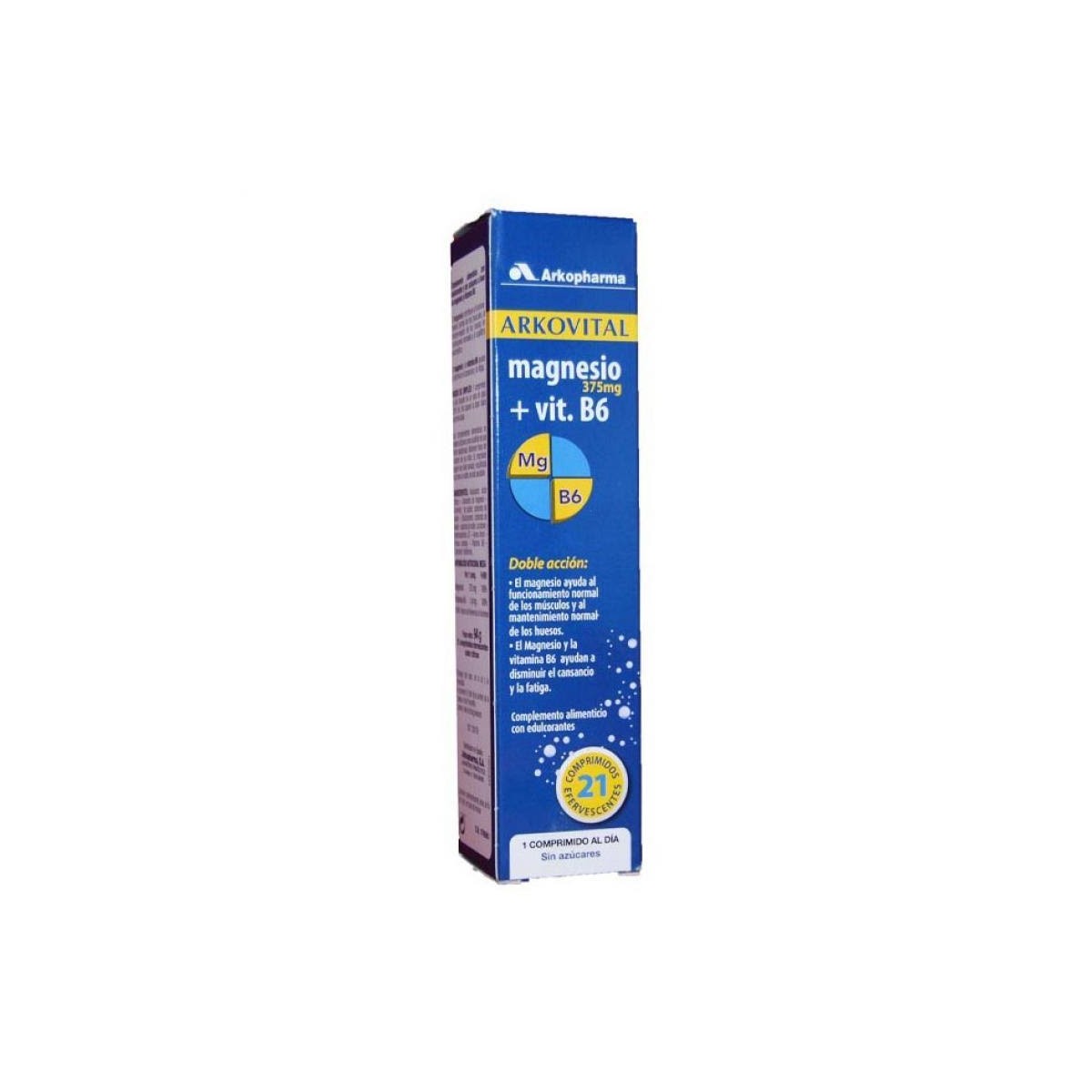 arkovital magnesio vitamina b6 21 comprimidos efervescentes