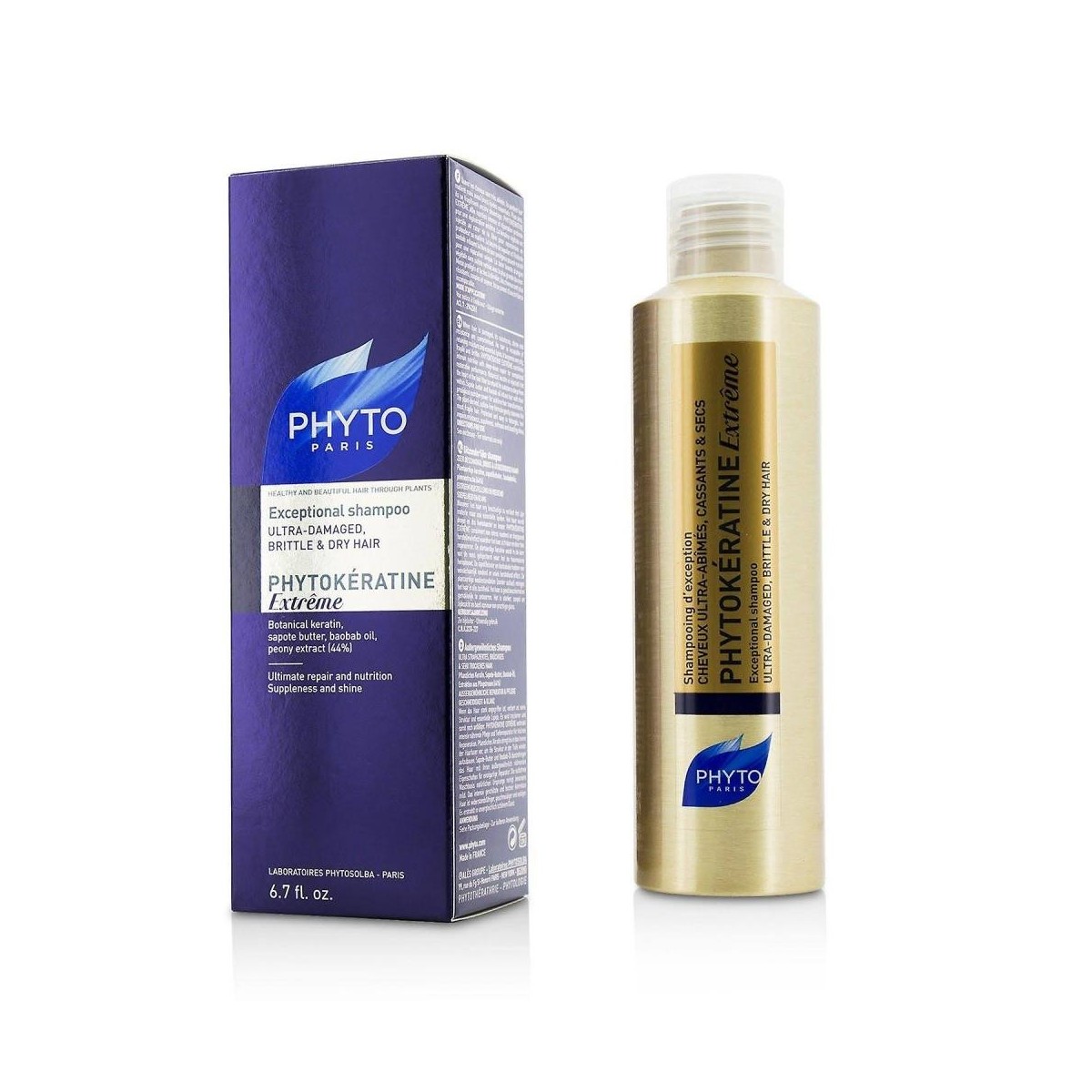 phyto phytokeratine extreme champu 200 ml